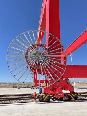 قرقه کابل جرثقیل با ظرفیت بالا 600 متری مناسب برای مدیریت طول های زیاد کابل در کاربردهای جرثقیل و بالابر